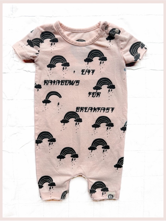 mini shatsu Other - Mini Shatsu Punk Eat Rainbows For Breakfast Romper NB Girl Boy Newborn 0 3 Mo